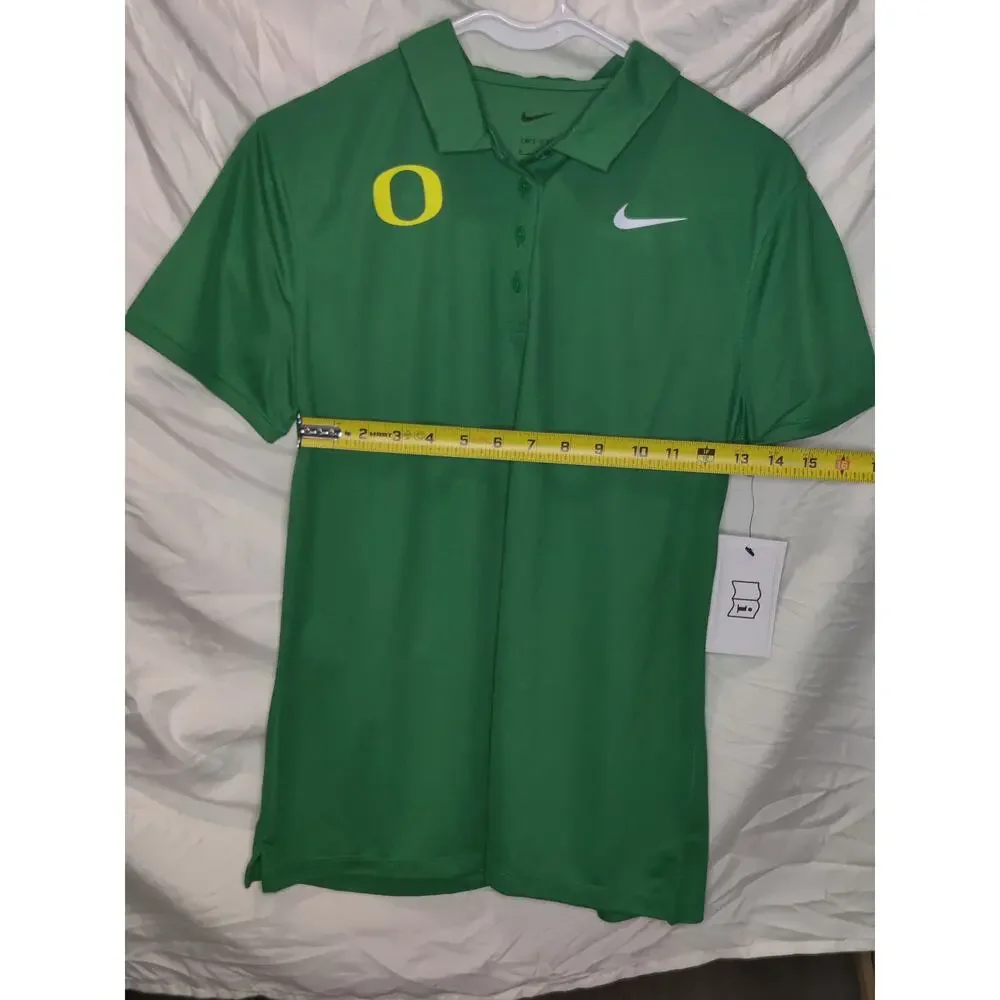 Nike Oregon Ducks Men's Short Sleeve Polo Shirt Green size M